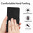 For iPhone 16 Plus Seven Butterflies Embossed Leather Phone Case(Black)