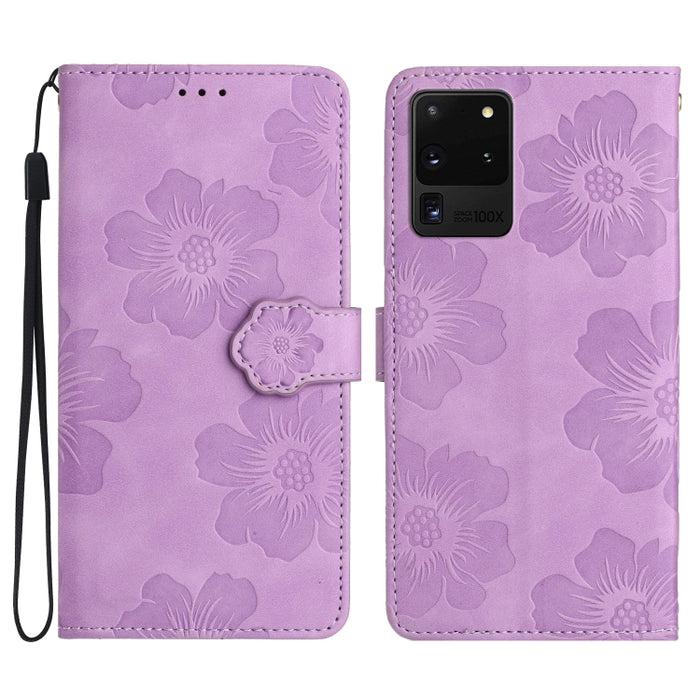Flower Embossing Pattern Leather Phone Case, For Samsung Galaxy S20, For Samsung Galaxy S20+, For Samsung Galaxy S20 Ultra, For Samsung Galaxy S20 FE, For Samsung Galaxy S10, For Samsung Galaxy S10+, For Samsung Galaxy S10e, For Samsung Galaxy Note20��...
