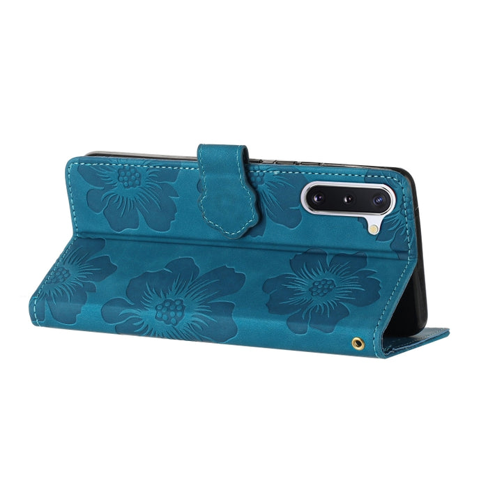 Flower Embossing Pattern Leather Phone Case, For Samsung Galaxy Note10, For Samsung Galaxy Note10+