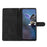 For iPhone 16 Flower Butterfly Embossing Pattern Leather Phone Case(Black)