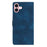 For iPhone 16 Plus Flower Butterfly Embossing Pattern Leather Phone Case(Blue)