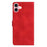 For iPhone 16 Plus Flower Butterfly Embossing Pattern Leather Phone Case(Red)
