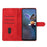 For iPhone 16 Plus Flower Butterfly Embossing Pattern Leather Phone Case(Red)