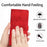 For iPhone 16 Plus Flower Butterfly Embossing Pattern Leather Phone Case(Red)