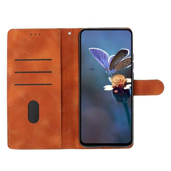 For iPhone 16 Plus Flower Butterfly Embossing Pattern Leather Phone Case(Brown)