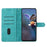 For iPhone 16 Plus Flower Butterfly Embossing Pattern Leather Phone Case(Sky Blue)