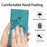 For iPhone 16 Plus Flower Butterfly Embossing Pattern Leather Phone Case(Sky Blue)