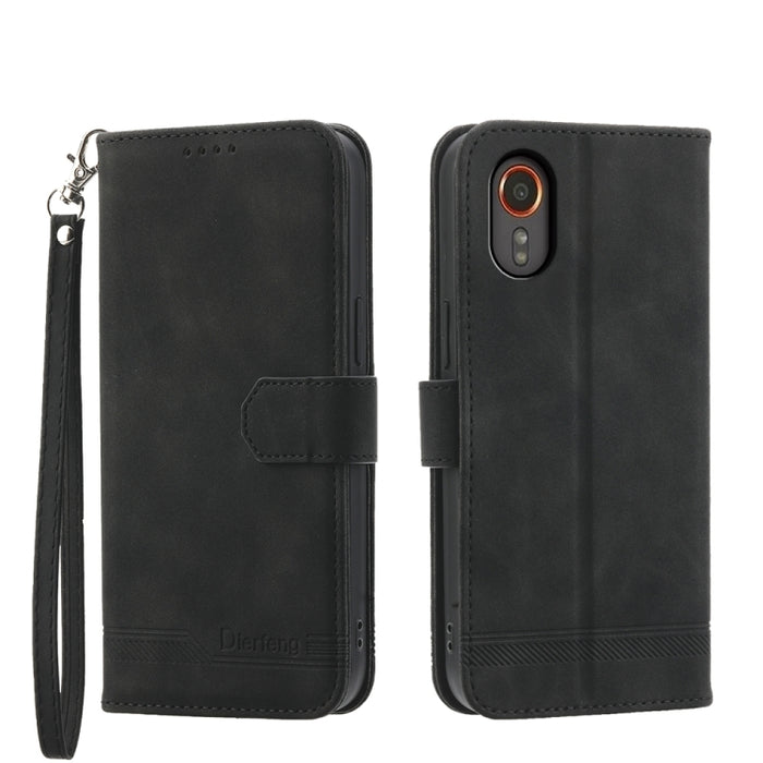 Dierfeng Dream Line TPU + PU Leather Phone Case, For Samsung Galaxy M55, For Samsung Galaxy M15 5G / F15 5G, For Samsung Galaxy Xcover 7, For Samsung Galaxy A55, For Samsung Galaxy A35, For Samsung Galaxy S24 Ultra 5G, For Samsung Galaxy S24+ 5G�������...