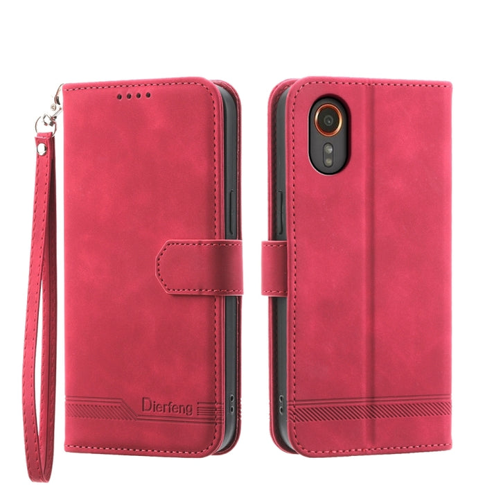 Dierfeng Dream Line TPU + PU Leather Phone Case, For Samsung Galaxy M55, For Samsung Galaxy M15 5G / F15 5G, For Samsung Galaxy Xcover 7, For Samsung Galaxy A55, For Samsung Galaxy A35, For Samsung Galaxy S24 Ultra 5G, For Samsung Galaxy S24+ 5G�������...