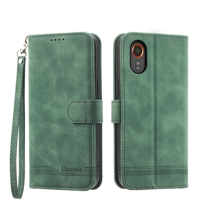 Dierfeng Dream Line TPU + PU Leather Phone Case, For Samsung Galaxy M55, For Samsung Galaxy M15 5G / F15 5G, For Samsung Galaxy Xcover 7, For Samsung Galaxy A55, For Samsung Galaxy A35, For Samsung Galaxy S24 Ultra 5G, For Samsung Galaxy S24+ 5G�������...