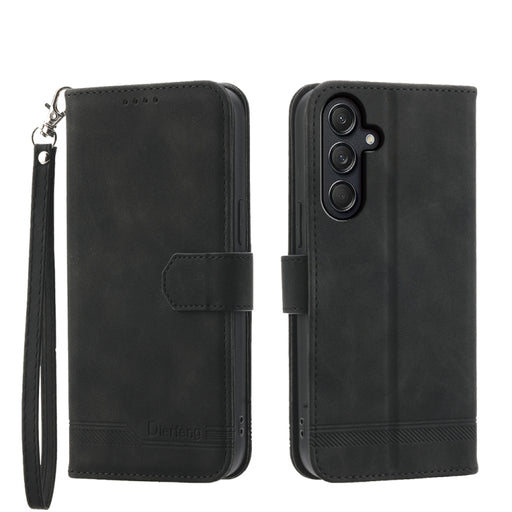 Dierfeng Dream Line TPU + PU Leather Phone Case, For Samsung Galaxy M55, For Samsung Galaxy M15 5G / F15 5G, For Samsung Galaxy Xcover 7, For Samsung Galaxy A55, For Samsung Galaxy A35, For Samsung Galaxy S24 Ultra 5G, For Samsung Galaxy S24+ 5G�������...