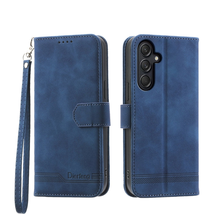 Dierfeng Dream Line TPU + PU Leather Phone Case, For Samsung Galaxy M55, For Samsung Galaxy M15 5G / F15 5G, For Samsung Galaxy Xcover 7, For Samsung Galaxy A55, For Samsung Galaxy A35, For Samsung Galaxy S24 Ultra 5G, For Samsung Galaxy S24+ 5G�������...