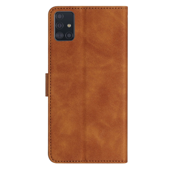 Seven Butterflies Embossed Leather Phone Case, For Samsung Galaxy A71, For Samsung Galaxy A72 5G, For Samsung Galaxy A73 5G, For Samsung Galaxy M23, For Samsung Galaxy M32, For Samsung Galaxy M52 5G, For Samsung Galaxy M53