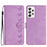 Seven Butterflies Embossed Leather Phone Case, For Samsung Galaxy A71, For Samsung Galaxy A72 5G, For Samsung Galaxy A73 5G, For Samsung Galaxy M23, For Samsung Galaxy M32, For Samsung Galaxy M52 5G, For Samsung Galaxy M53