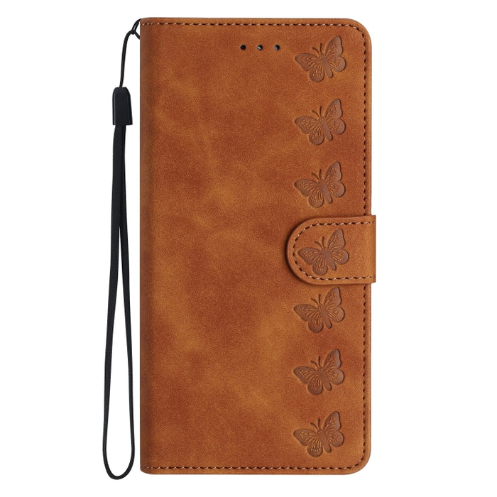 Seven Butterflies Embossed Leather Phone Case, For Samsung Galaxy A15, For Samsung Galaxy S24 Ultra 5G, For Samsung Galaxy A25 5G, For Samsung Galaxy A02s 164mm, For Samsung Galaxy A02s EU Version, For Samsung Galaxy A03, For Samsung Galaxy A03 Core   ...