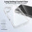 For iPhone 16 Plus Scratchproof Acrylic TPU Phone Case(Transparent)