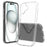 For iPhone 16 Plus Scratchproof Acrylic TPU Phone Case(Transparent)