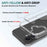For iPhone 16 Plus Scratchproof Acrylic TPU Phone Case(Transparent)