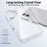 For iPhone 16 Scratchproof Acrylic TPU Phone Case(Transparent)