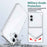 For iPhone 16 Scratchproof Acrylic TPU Phone Case(Transparent)