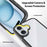 For iPhone 16 Scratchproof Acrylic TPU Phone Case(Black)