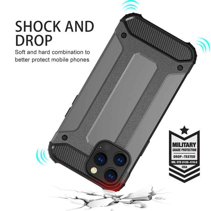 For iPhone 16 Plus Magic Armor TPU Phone Case(Navy Blue)