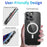 For iPhone 16 Pro Four Corner Airbags MagSafe Magnetic Phone Case(Transparent)