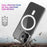 For iPhone 16 Pro MagSafe Clear Acrylic PC +TPU Phone Case(Transparent)