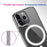 For iPhone 16 Pro MagSafe Clear Acrylic PC +TPU Phone Case(Transparent)
