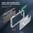 For iPhone 16 Plus MagSafe Clear Acrylic PC +TPU Phone Case(Transparent)