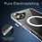 For iPhone 16 Plus MagSafe Clear Acrylic PC +TPU Phone Case(Transparent)