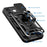 For iPhone 16 Sliding Camera Cover Design TPU+PC Phone Case(Black)