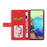 For iPhone 16 Plus HT01 Y-shaped Pattern Flip Leather Phone Case(Red)