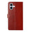 For iPhone 16 Plus HT01 Y-shaped Pattern Flip Leather Phone Case(Brown)