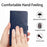 For iPhone 16 Plus HT01 Y-shaped Pattern Flip Leather Phone Case(Blue)