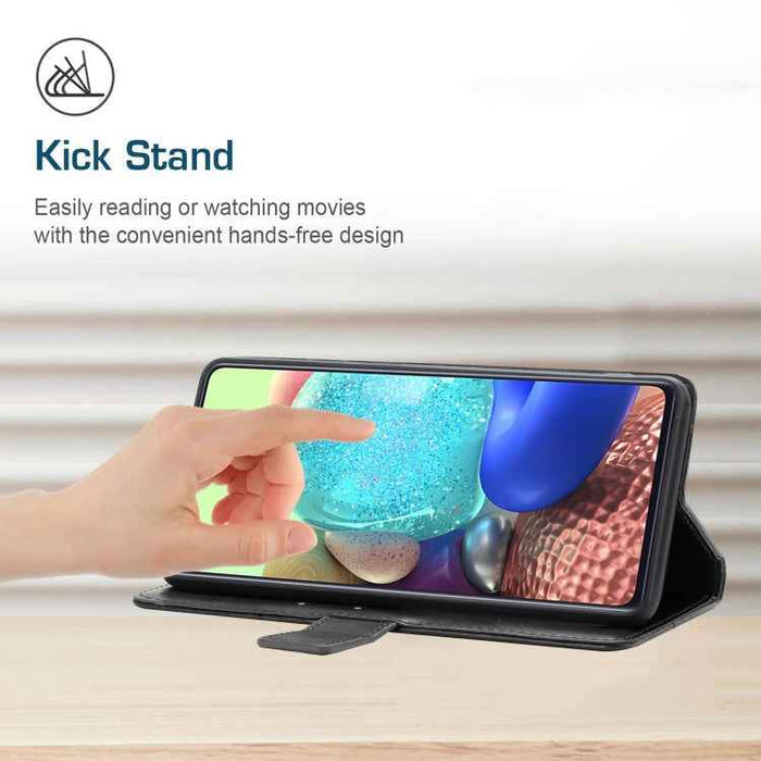For iPhone 16 Plus HT01 Y-shaped Pattern Flip Leather Phone Case(Black)