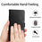 For iPhone 16 Plus HT01 Y-shaped Pattern Flip Leather Phone Case(Black)