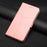 For iPhone 16 Plus HT01 Y-shaped Pattern Flip Leather Phone Case(Pink)