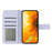 For iPhone 16 Plus Skin Feel Sun Flower Embossed Flip Leather Phone Case with Lanyard(Purple)