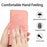 For iPhone 16 Plus Skin Feel Sun Flower Embossed Flip Leather Phone Case with Lanyard(Pink)