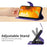 For iPhone 16 Plus Skin Feel Sun Flower Embossed Flip Leather Phone Case with Lanyard(Dark Purple)