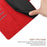 For iPhone 16 Plus Stitching Embossed Leather Phone Case(Red)