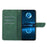 For iPhone 16 Plus Stitching Embossed Leather Phone Case(Green)