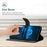 For iPhone 16 Plus Stitching Embossed Leather Phone Case(Black)