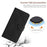 For iPhone 16 Plus Stitching Embossed Leather Phone Case(Black)