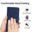 For iPhone 16 Plus Stitching Embossed Leather Phone Case(Blue)