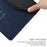 For iPhone 16 Plus Stitching Embossed Leather Phone Case(Blue)