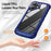 For iPhone 16 Plus TPU + PC Lens Protection Phone Case(Blue)