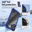 For iPhone 16 Plus TPU + PC Lens Protection Phone Case(Blue)