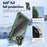 For iPhone 16 Plus TPU + PC Lens Protection Phone Case(Green)